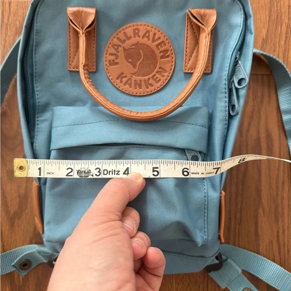 Kånken Mini Backpack - Blue and Tan - Picture 3 of 10